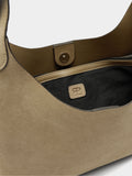 Bolso De Hombro De Piel Serraje