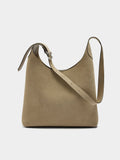 Bolso De Hombro De Piel Serraje