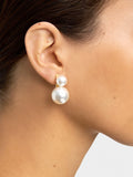 Pendientes Cortos De Perlas