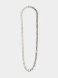 Collar Conversible De Eslabones Y Perlas