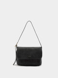 Bolso Bandolera Con Piel