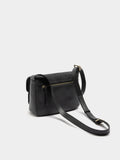 Bolso Bandolera Con Piel
