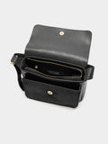 Bolso Bandolera Con Piel