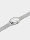 Reloj De Malla Metálica De Acero Inoxidable