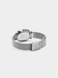 Reloj De Malla Metálica De Acero Inoxidable