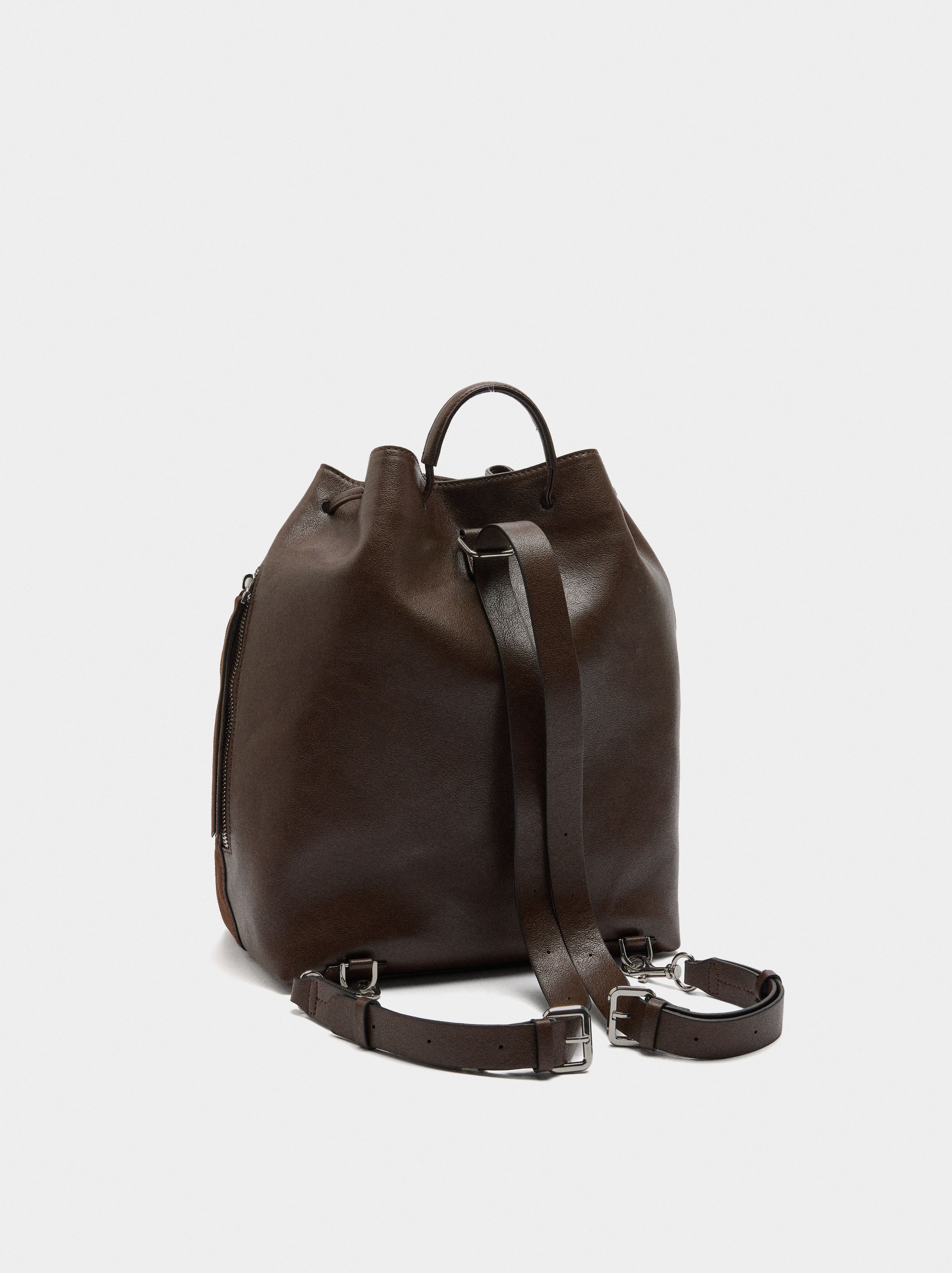 Mochila Con Piel 239385 – Parfois CL