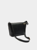 Bolso De Hombro Con Piel