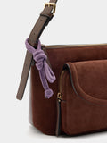 Bolso De Hombro Con Piel