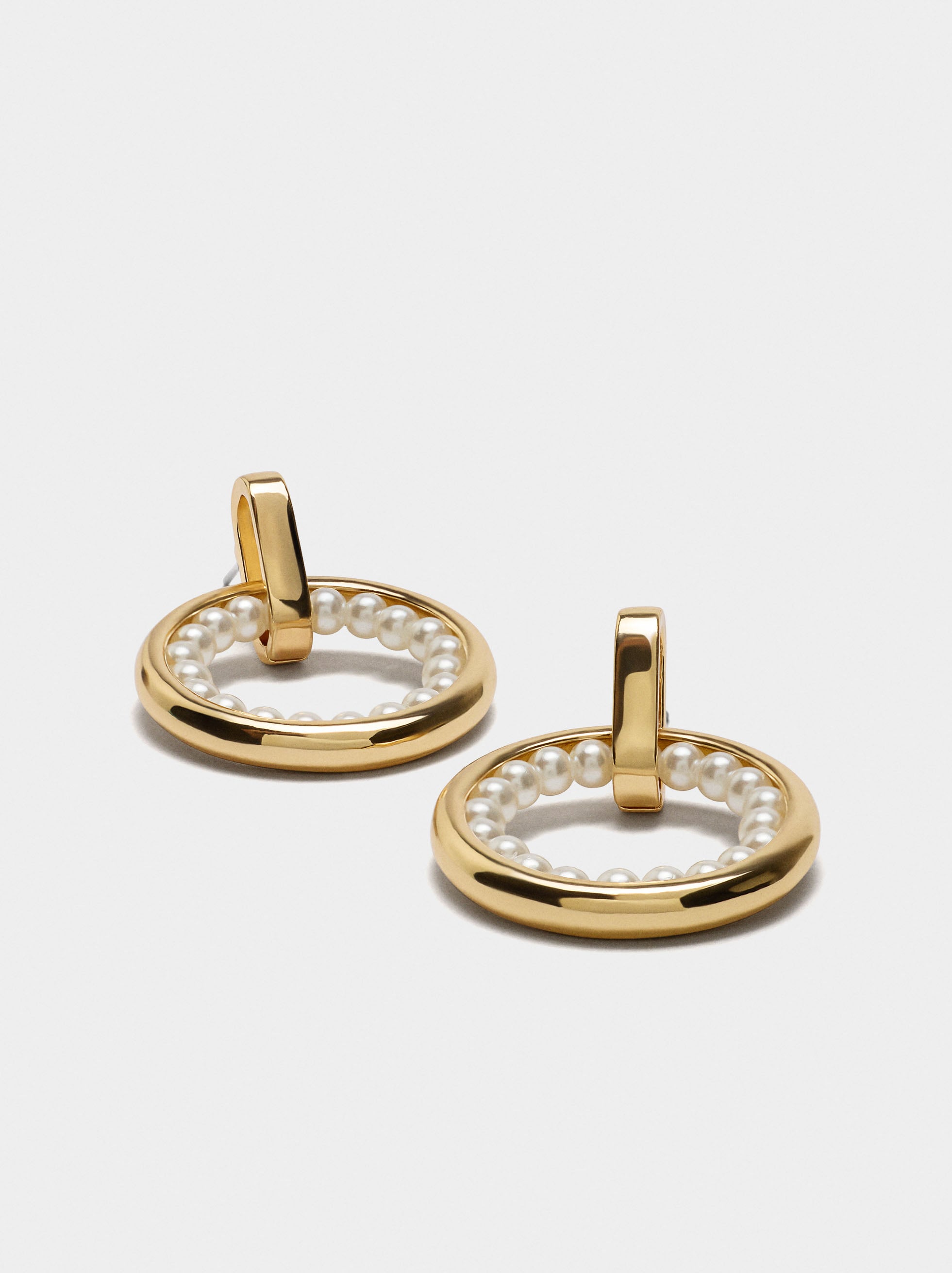 Aros Con Perlas