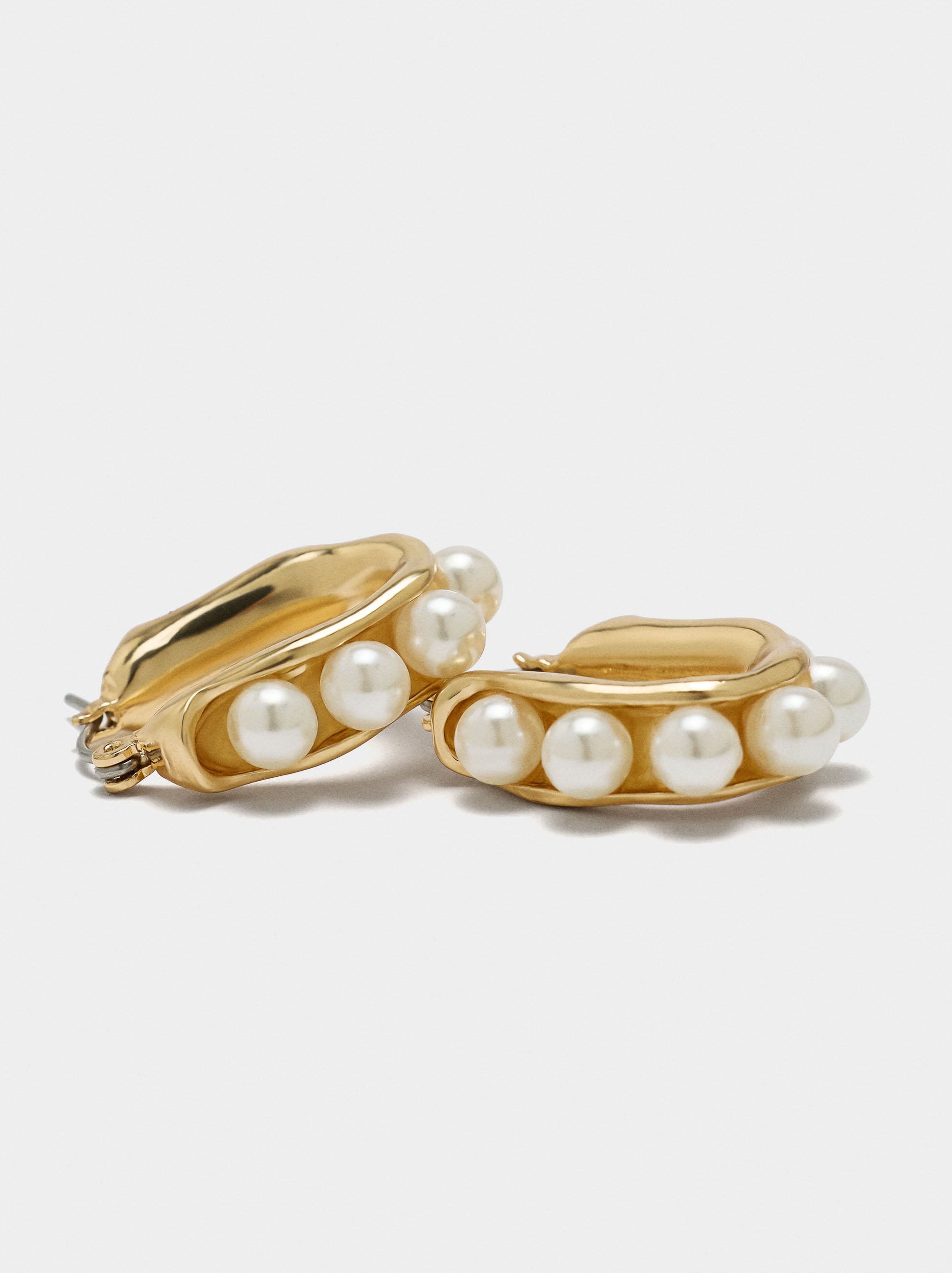 Aros Con Perlas