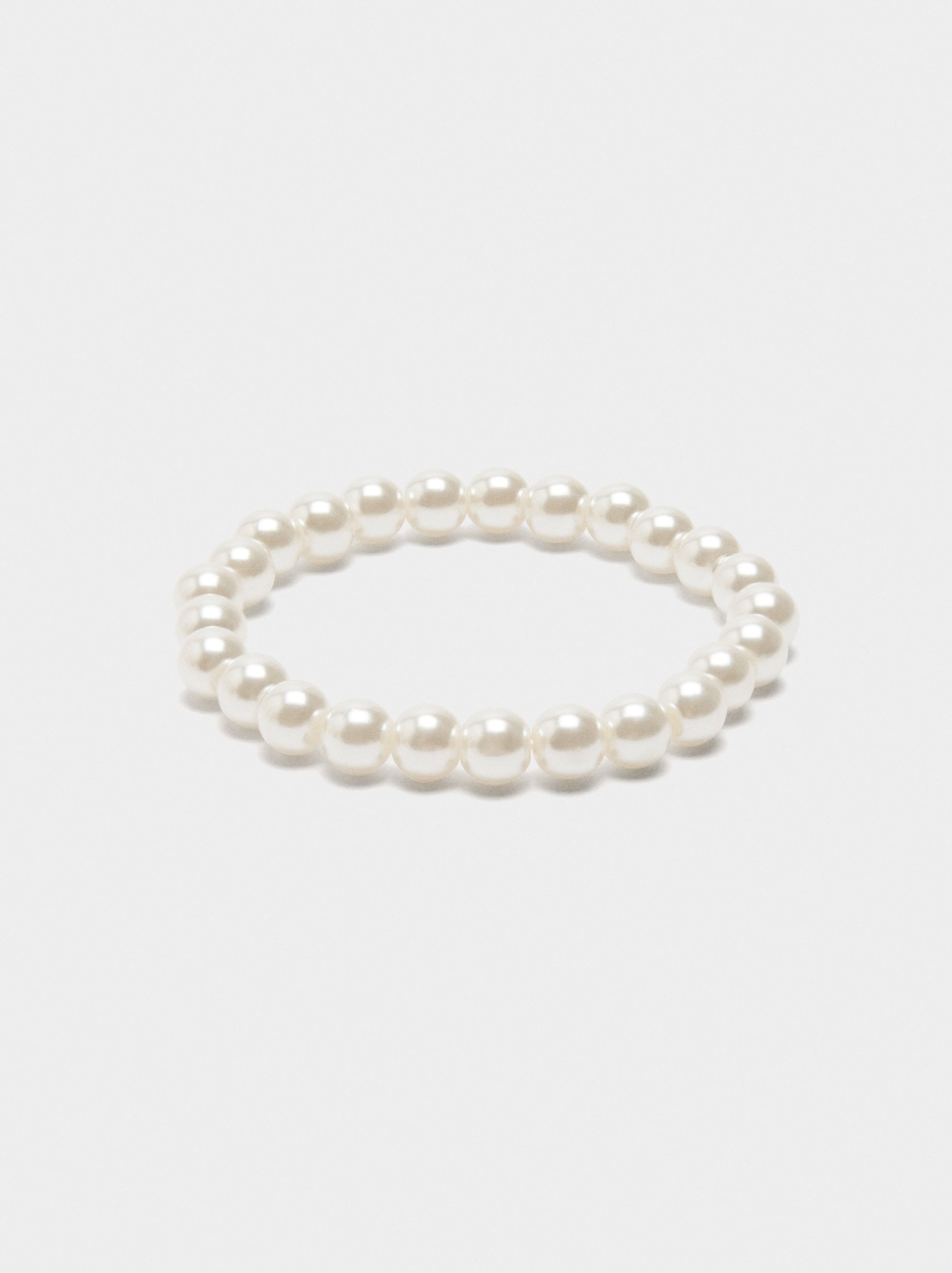 Pulsera Elástica De Perlas