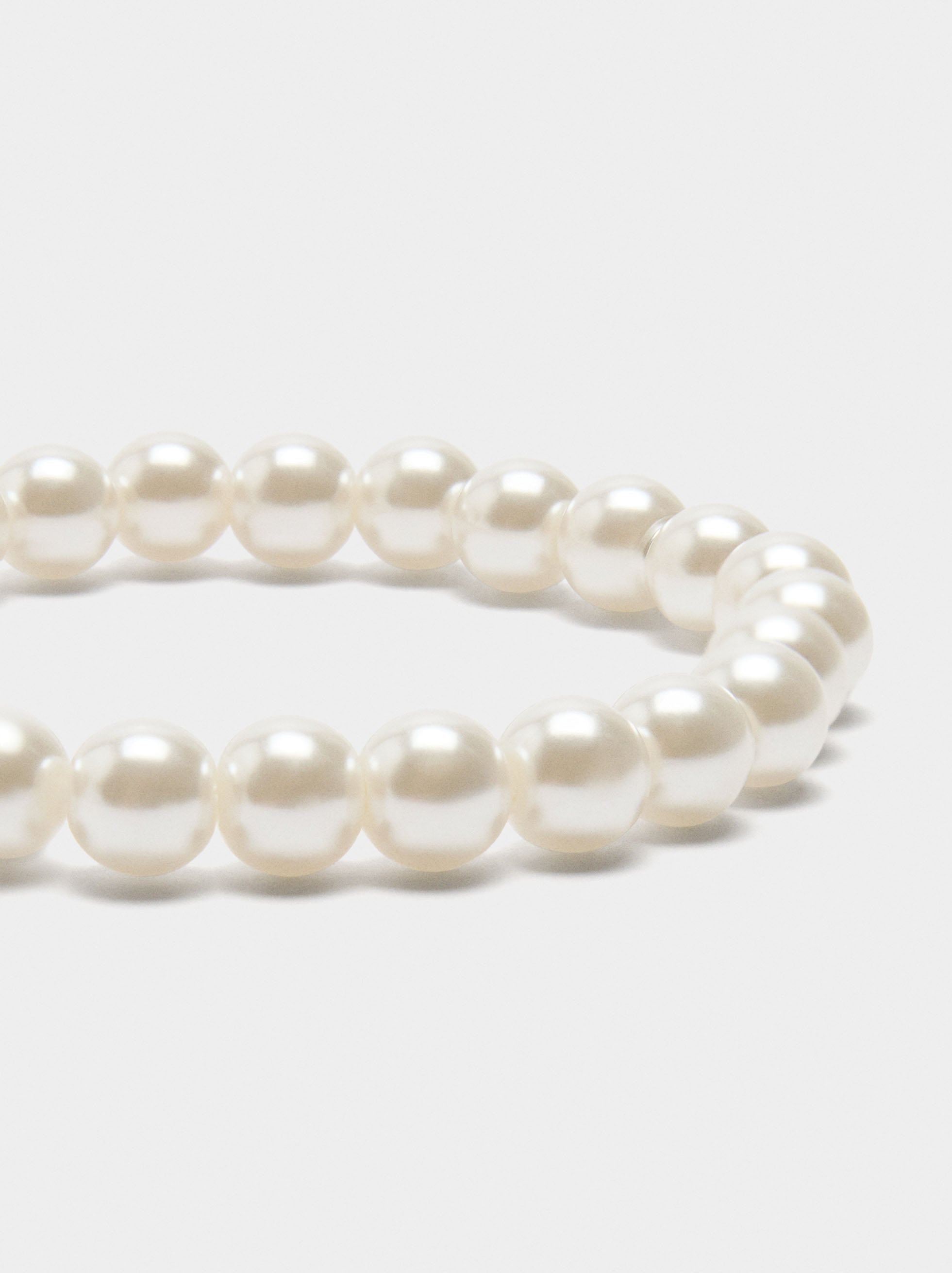 Pulsera Elástica De Perlas