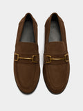 Mocasines De Piel Con Hebilla