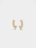 Pendientes Earjacket Con Perlas