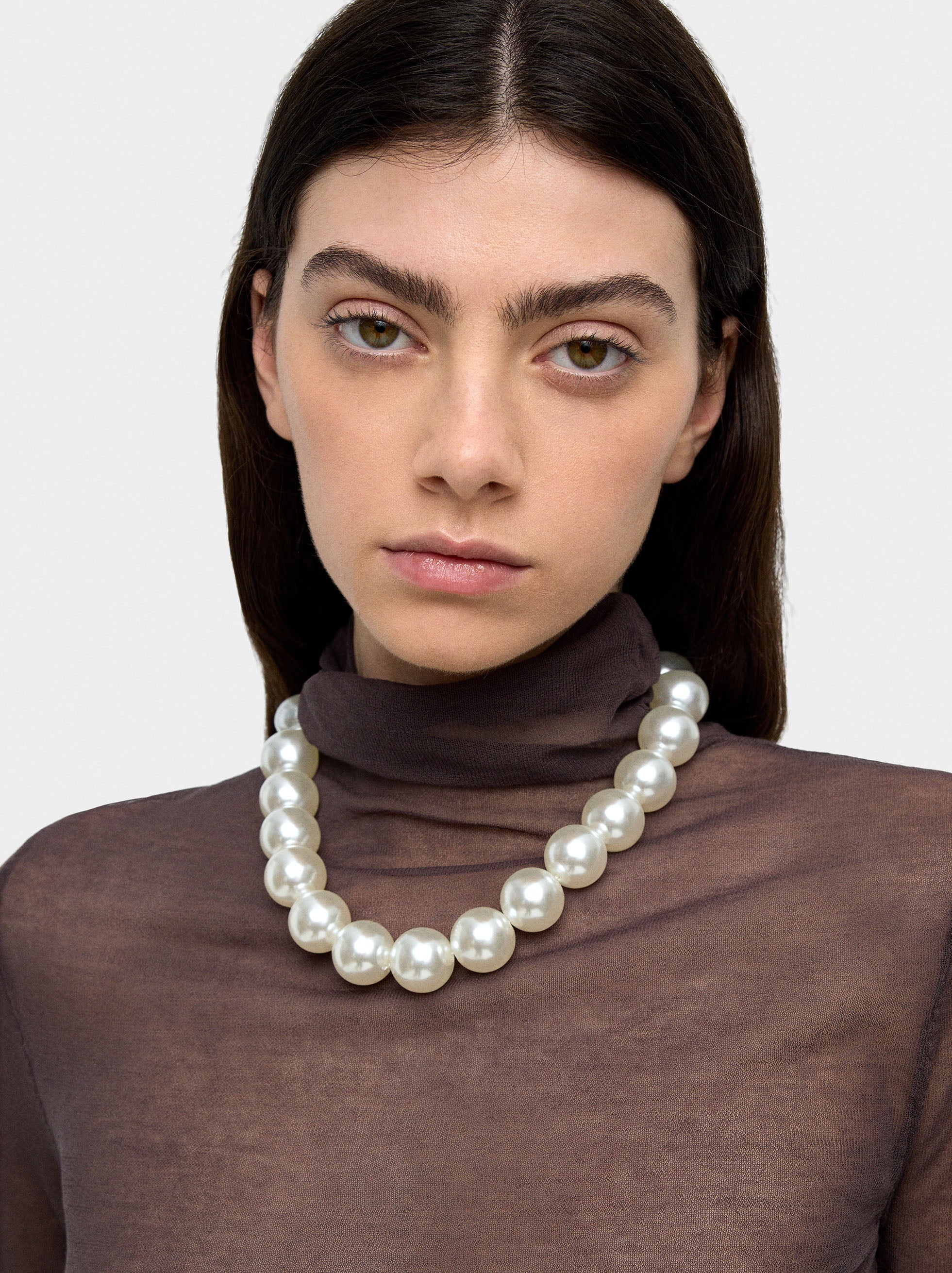 Collar Corto De Perlas
