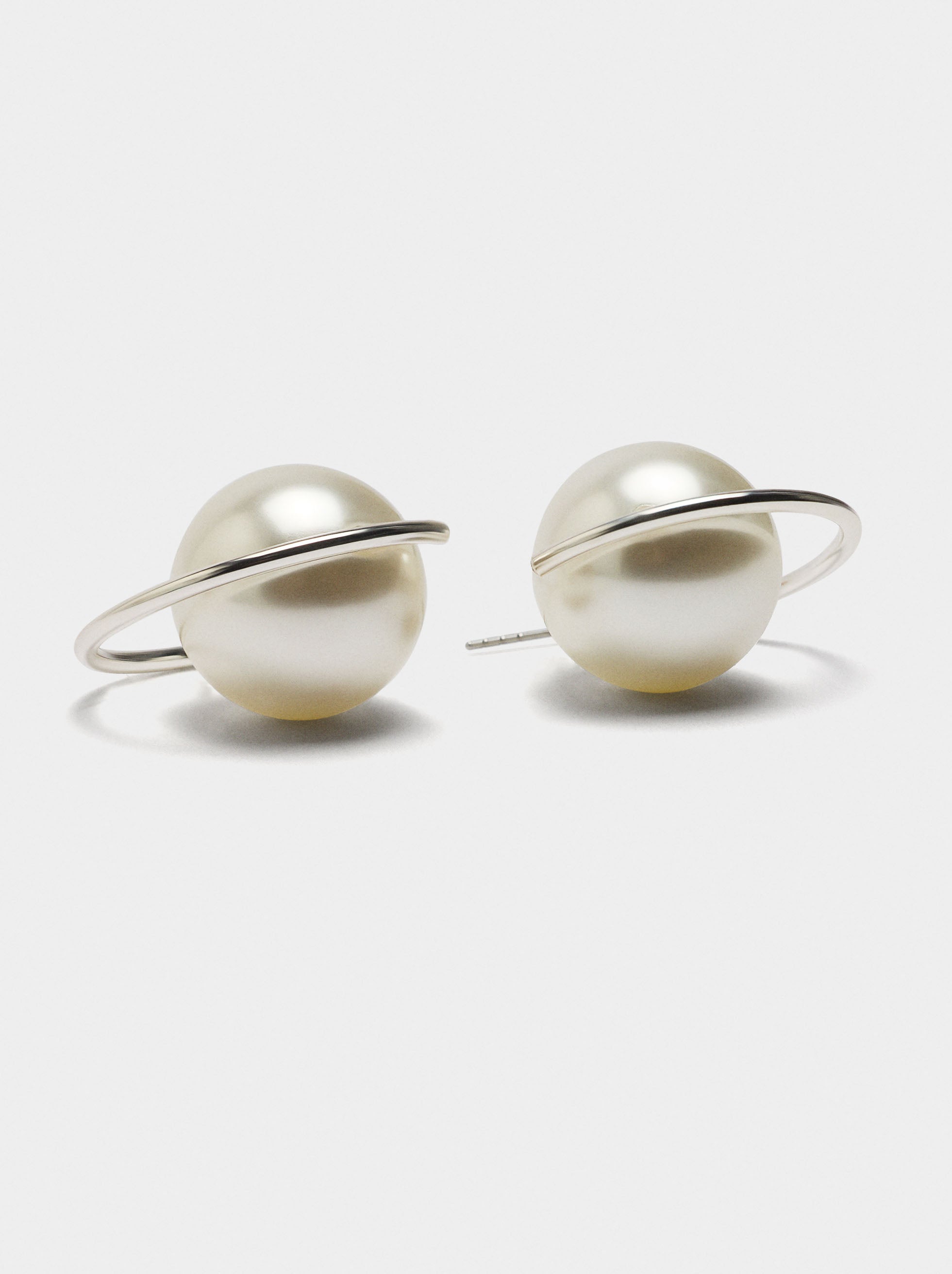 Aros Abiertos Con Perlas