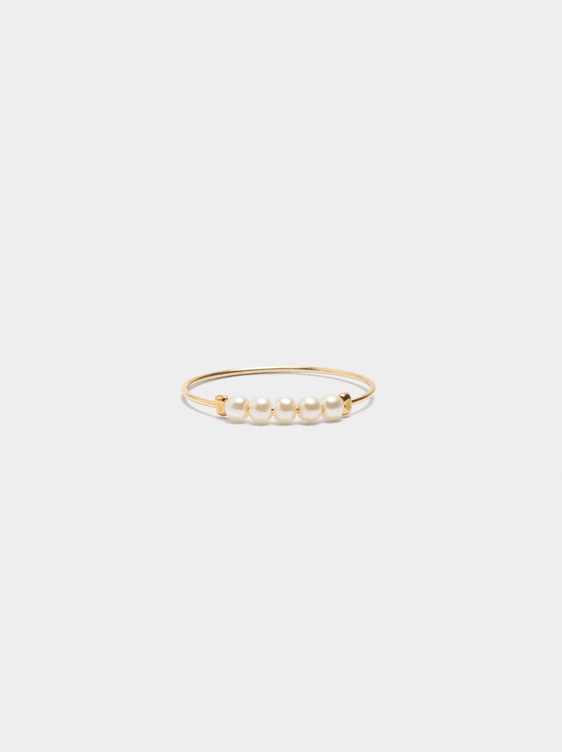 Anillo Con Perlas