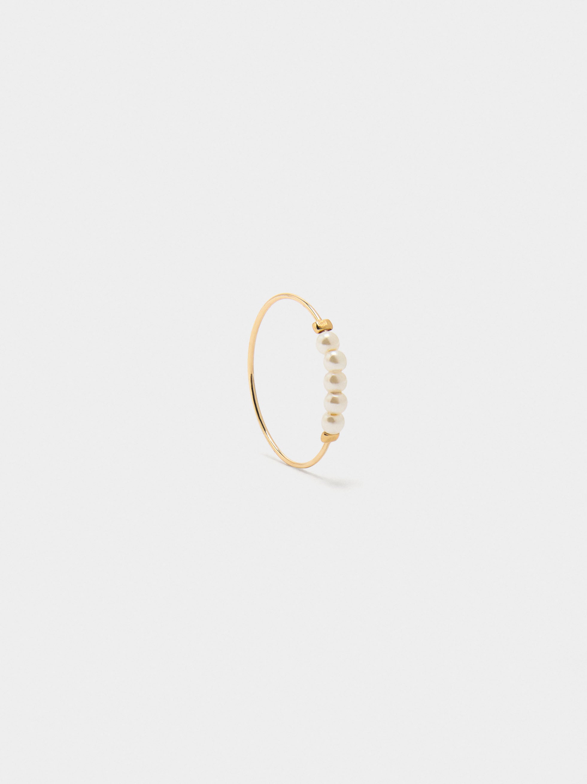 Anillo Con Perlas