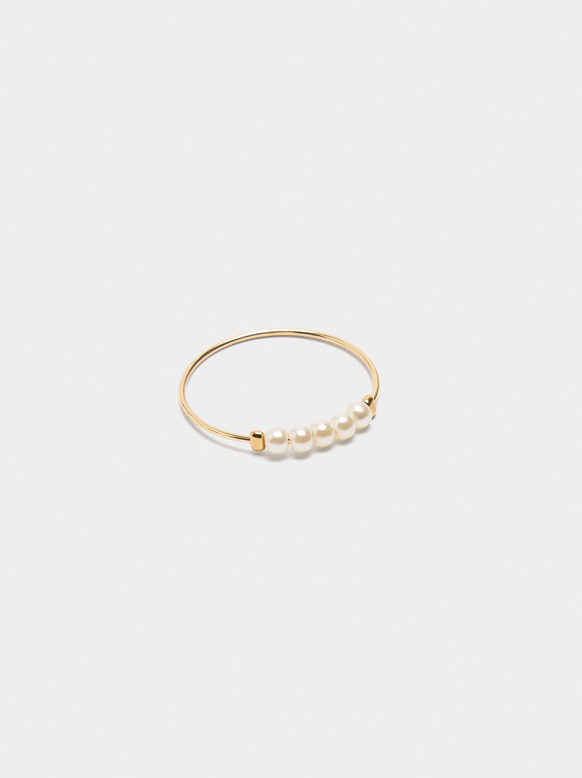 Anillo Con Perlas