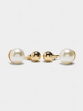 Pendientes De Esferas Con Perlas