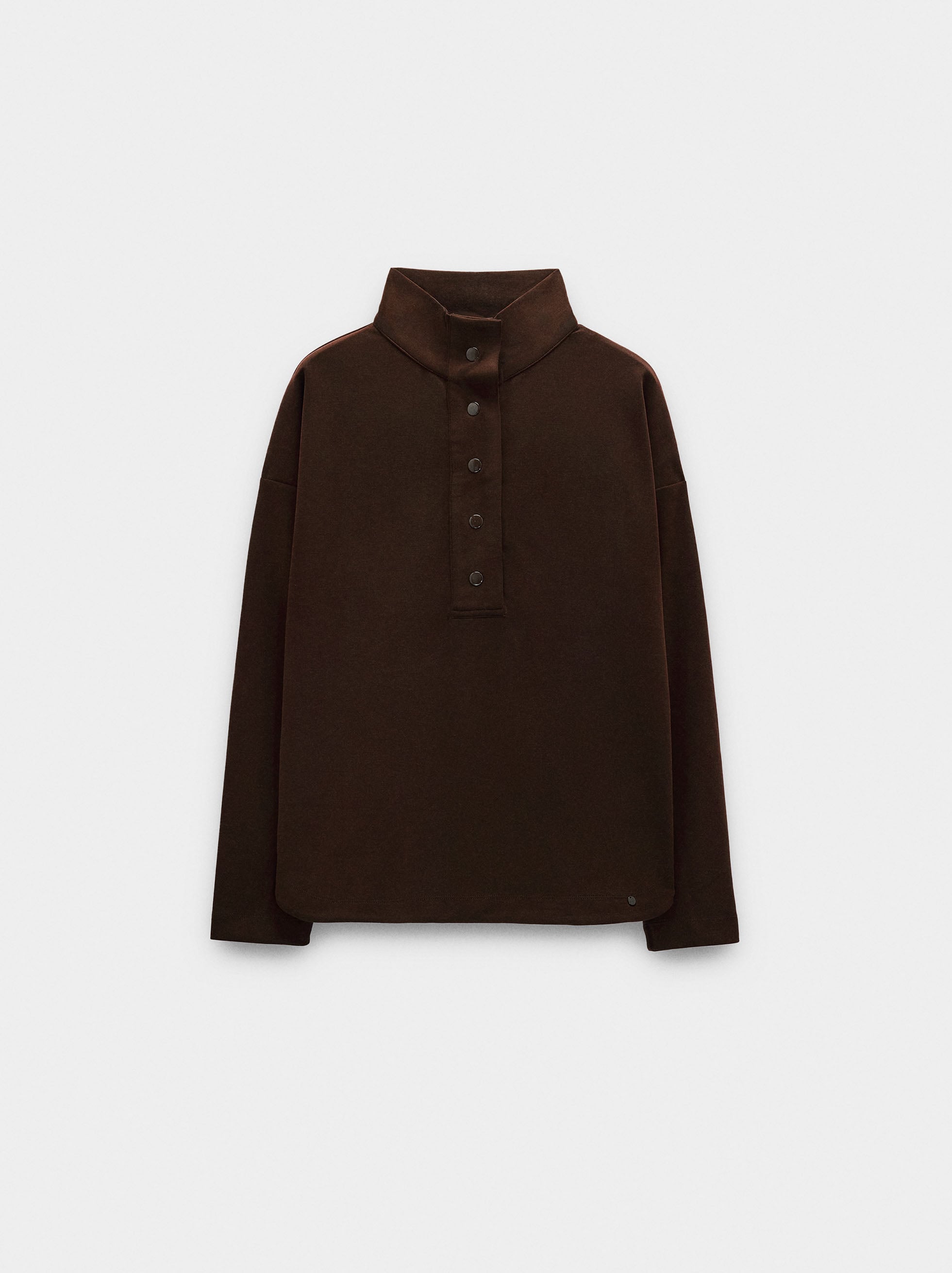 Sudadera Con Botones Tacto Suave