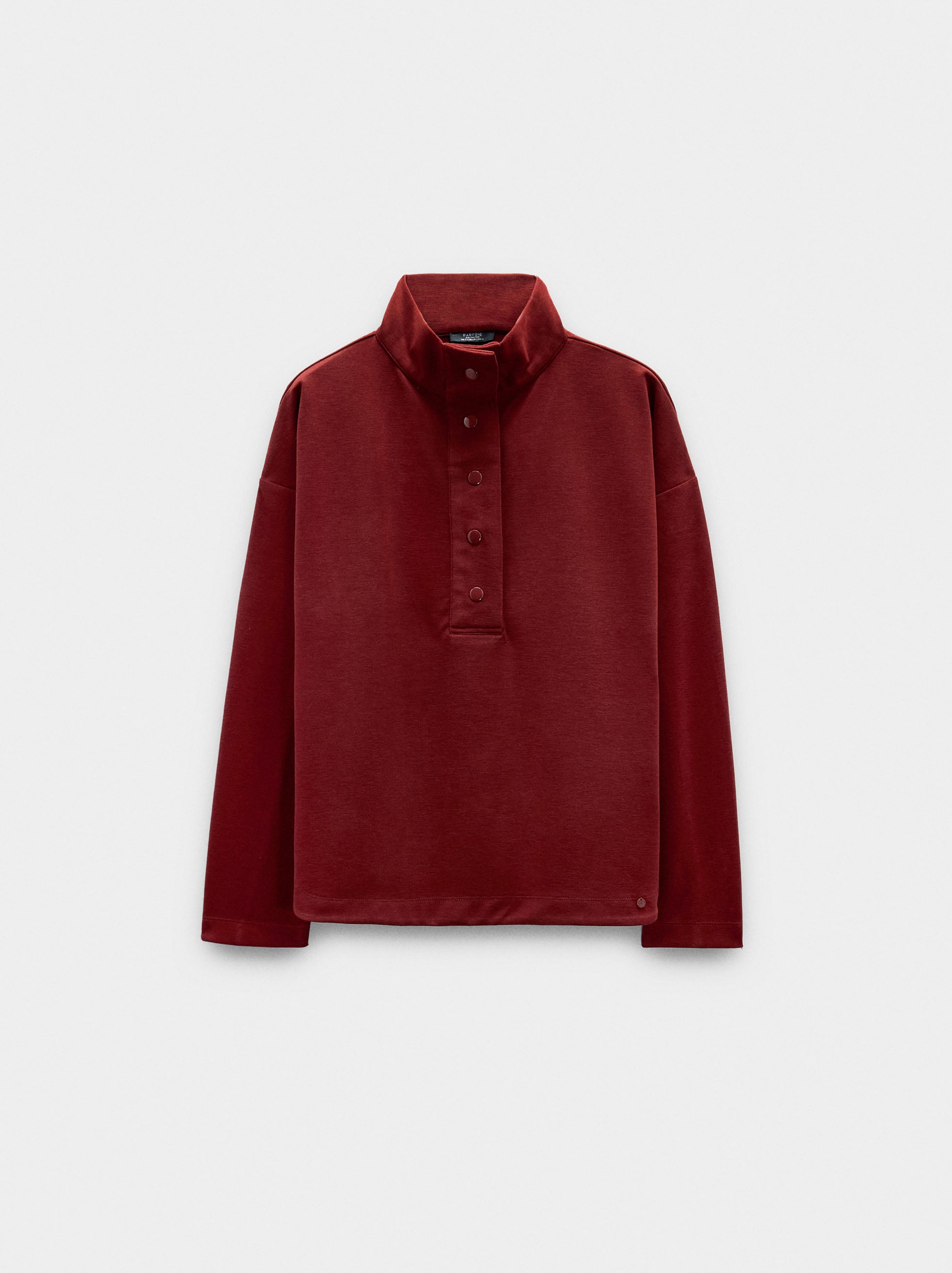 Sudadera Con Botones Tacto Suave