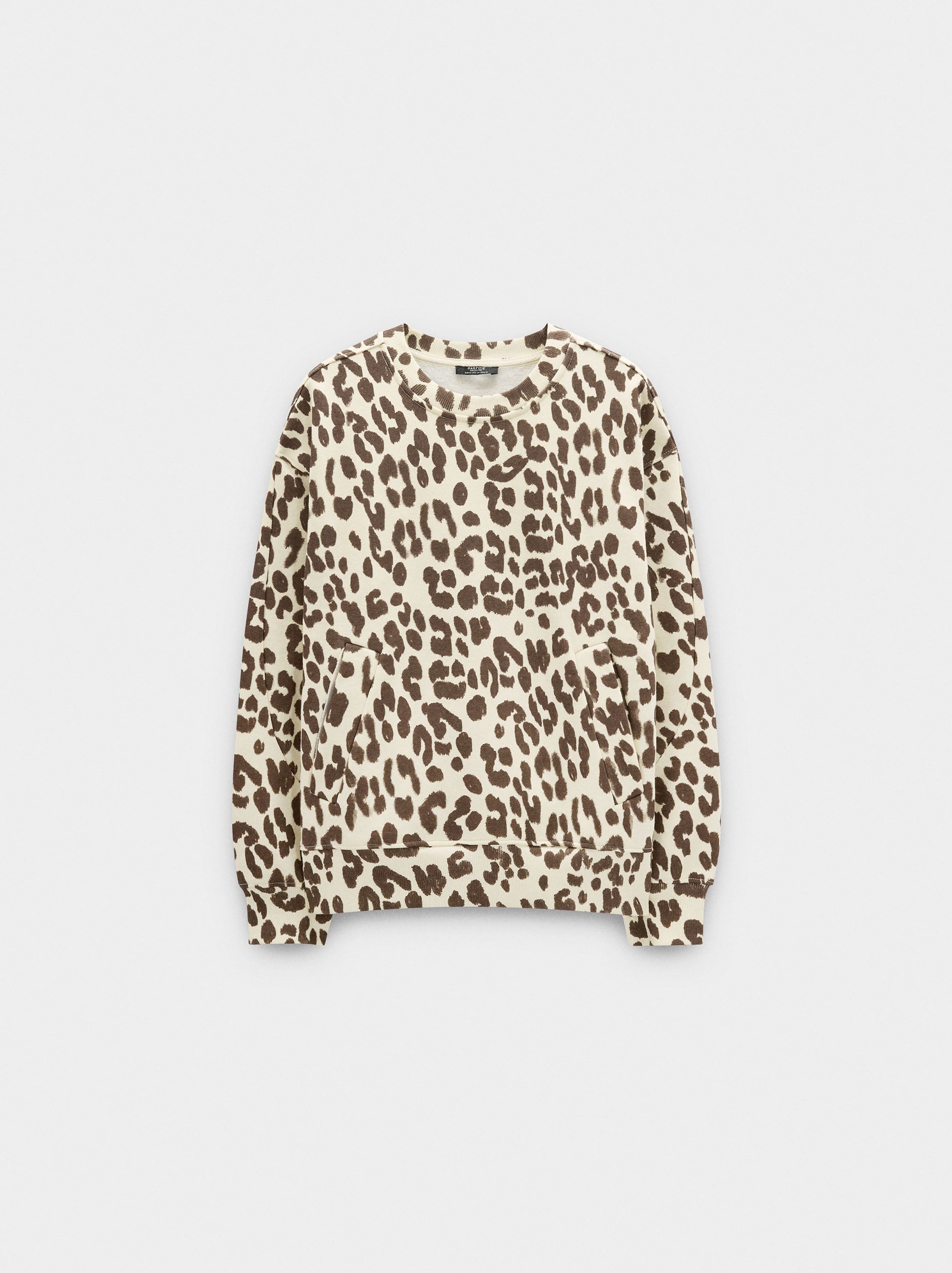 Sudadera Con Estampado Animal