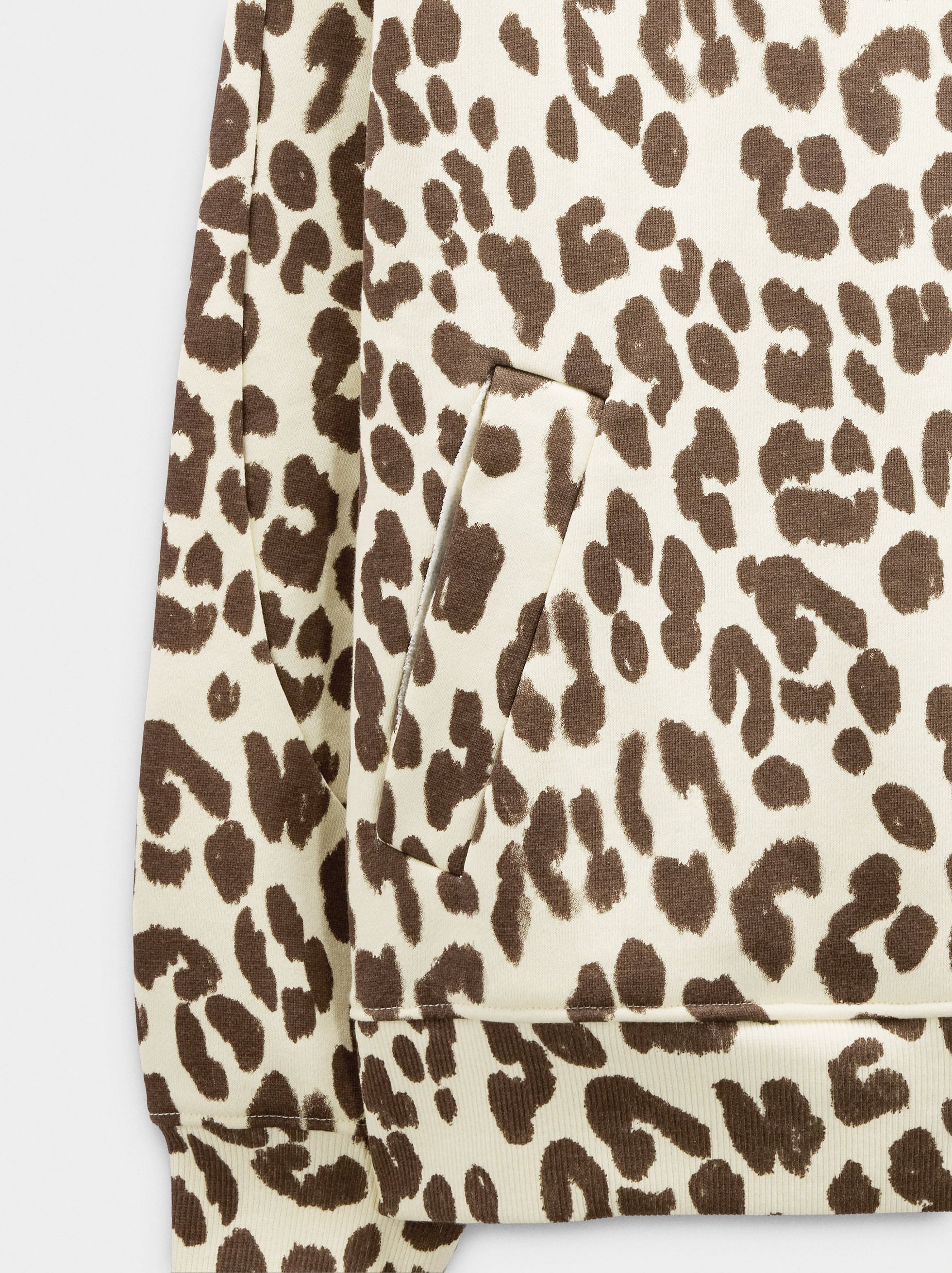 Sudadera Con Estampado Animal