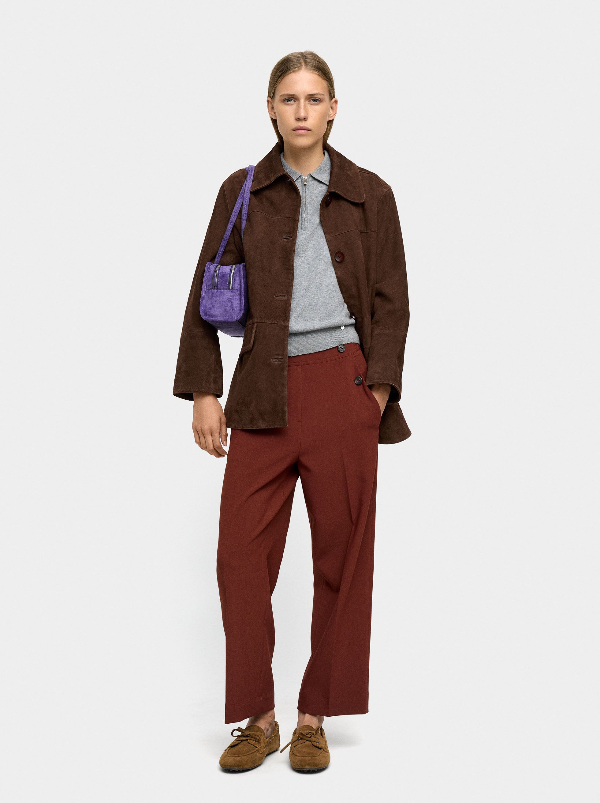 Pantalón Fluido Con Bolsillos