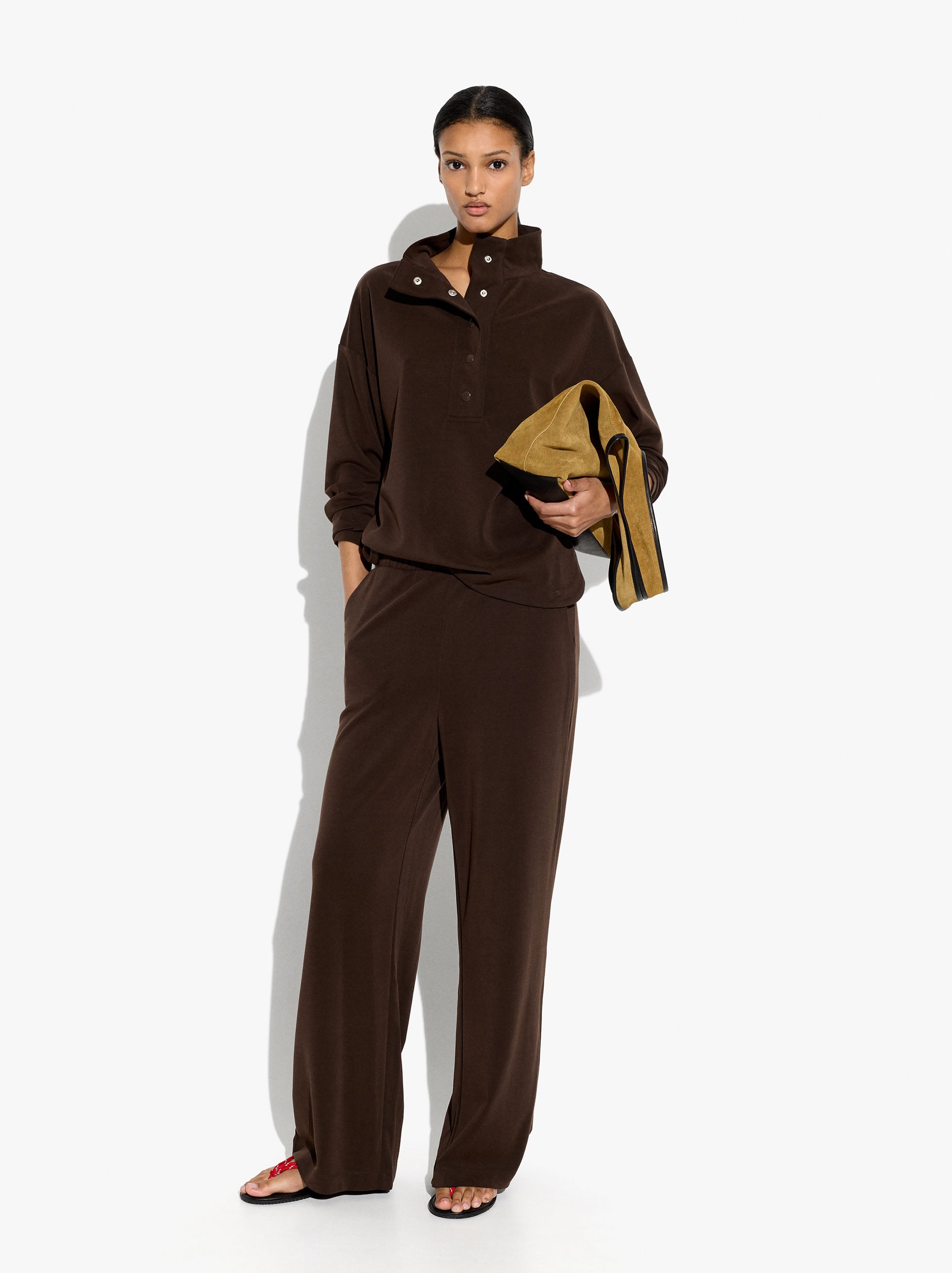 Pantalón Con Cintura Elástica Tacto Suave