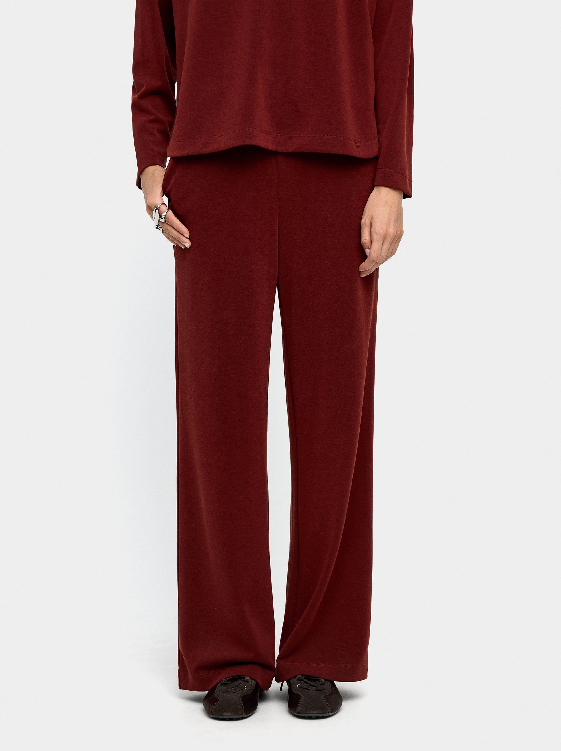 Pantalón Con Cintura Elástica Tacto Suave