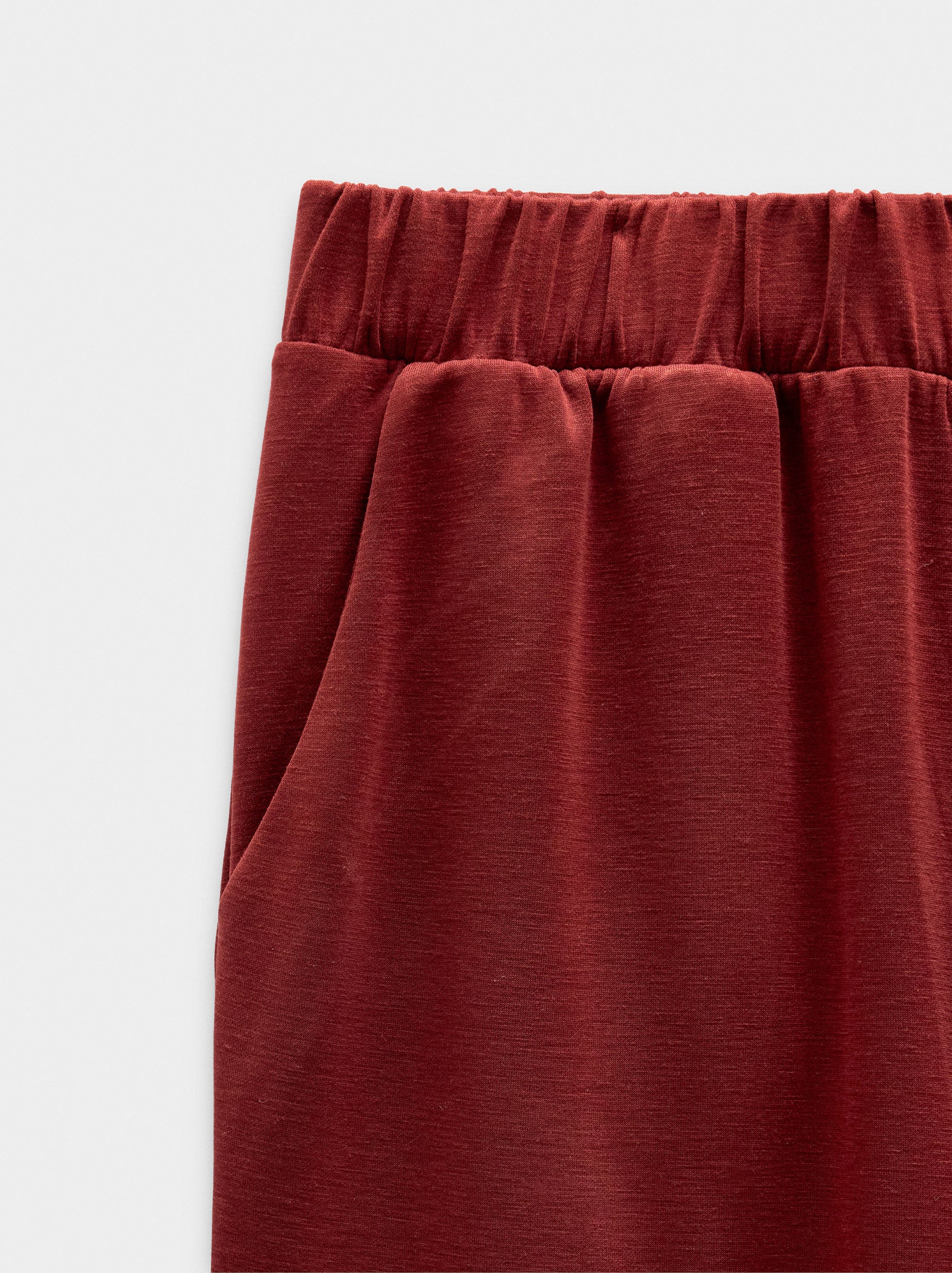 Pantalón Con Cintura Elástica Tacto Suave