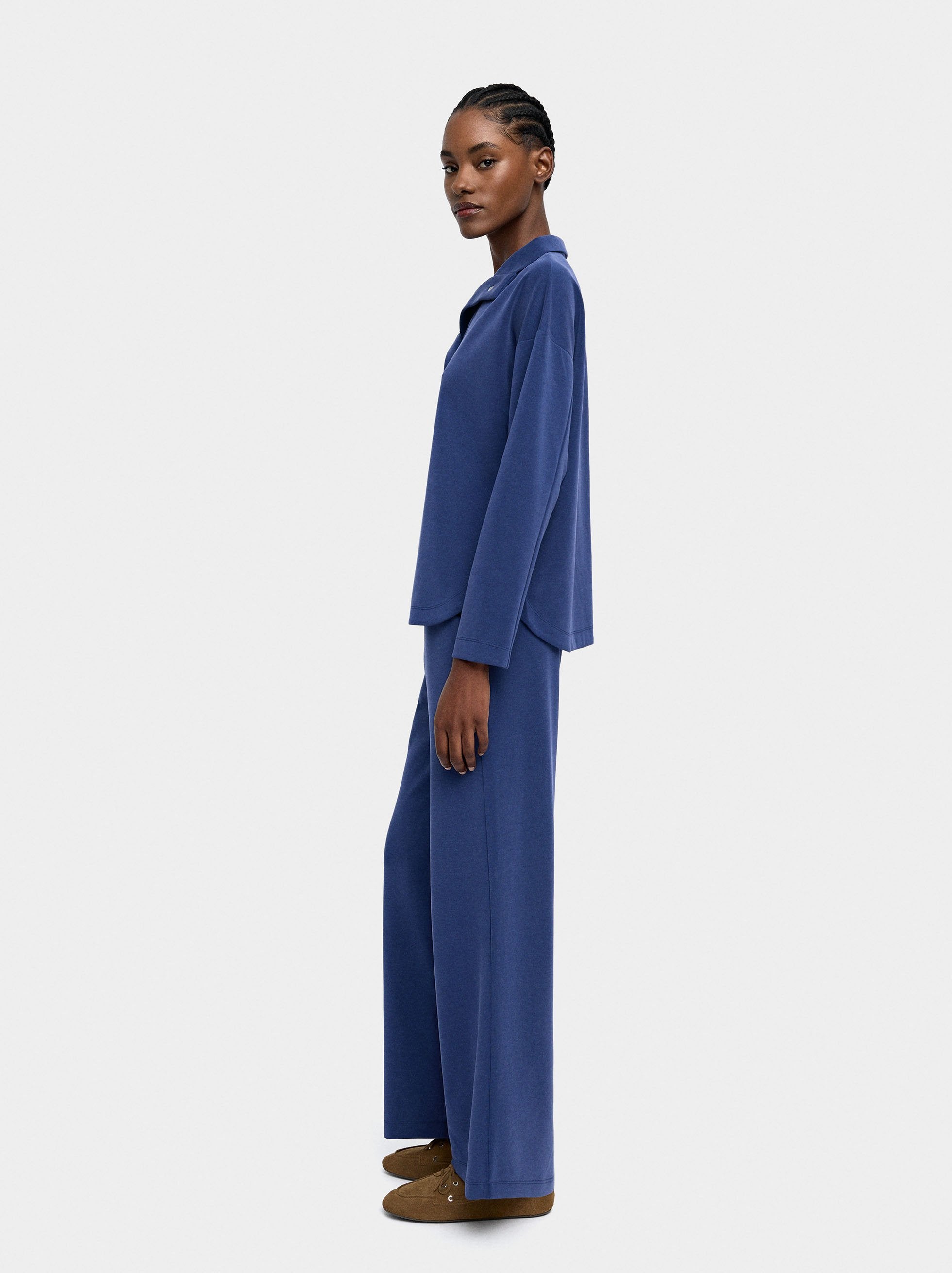 Pantalón Con Cintura Elástica Tacto Suave