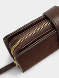 Cartera De Piel De Contraste