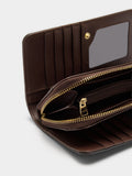 Cartera De Piel De Contraste