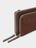 Cartera Con Piel Y Bandolera