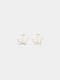 Pendientes Earjacket Con Perlas