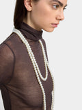 Collar De Perlas De Dos Vueltas