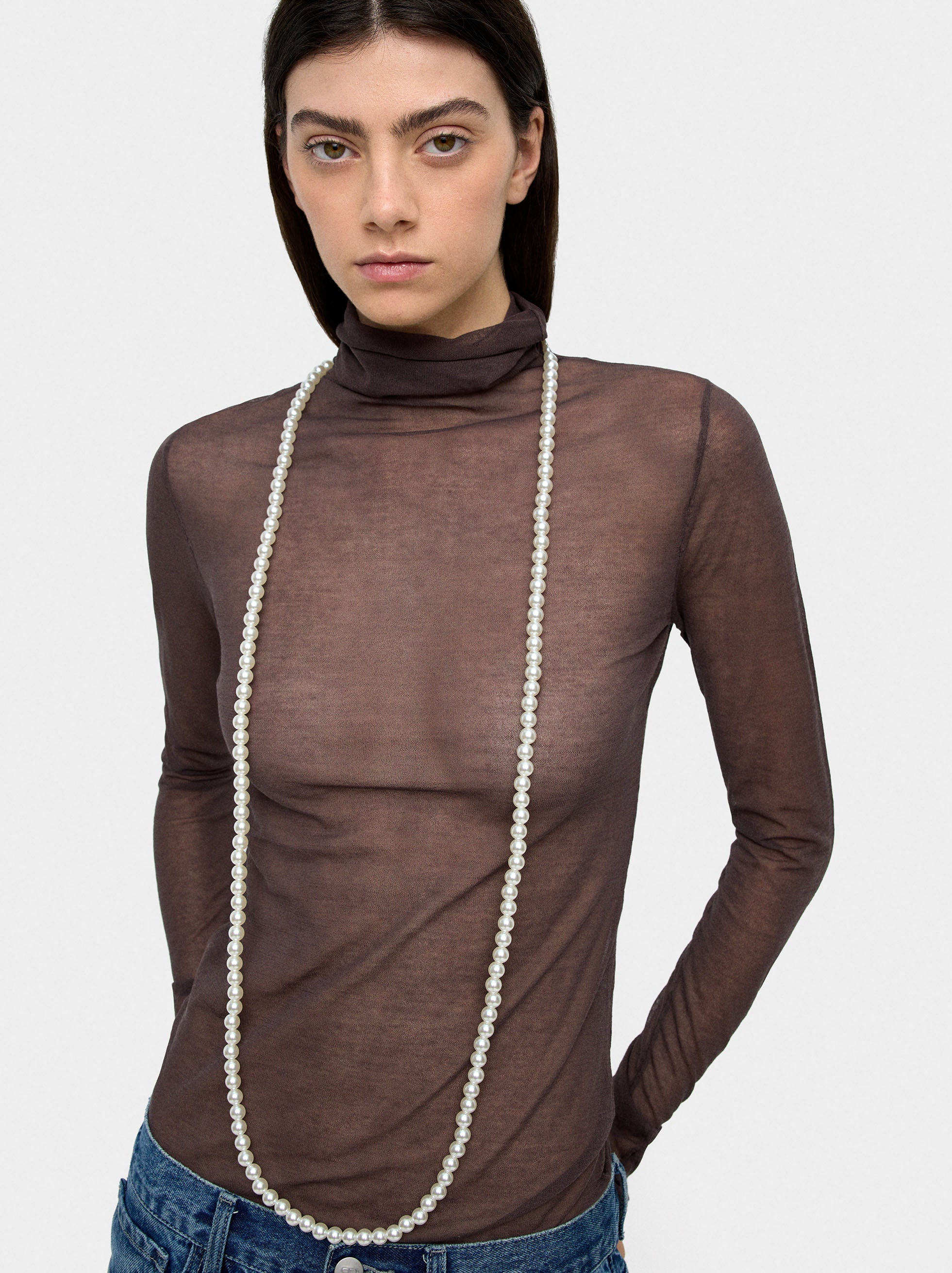 Collar De Perlas De Dos Vueltas