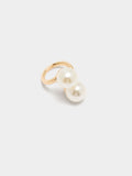 Anillo Cruzado Con Perlas