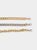 Set De Collares De Eslabones Bicolor Con Perlas