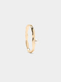 Anillo Doble Con Perla
