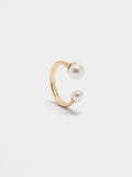 Anillo Abierto Con Perlas