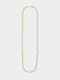 Collar Largo Con Perlas