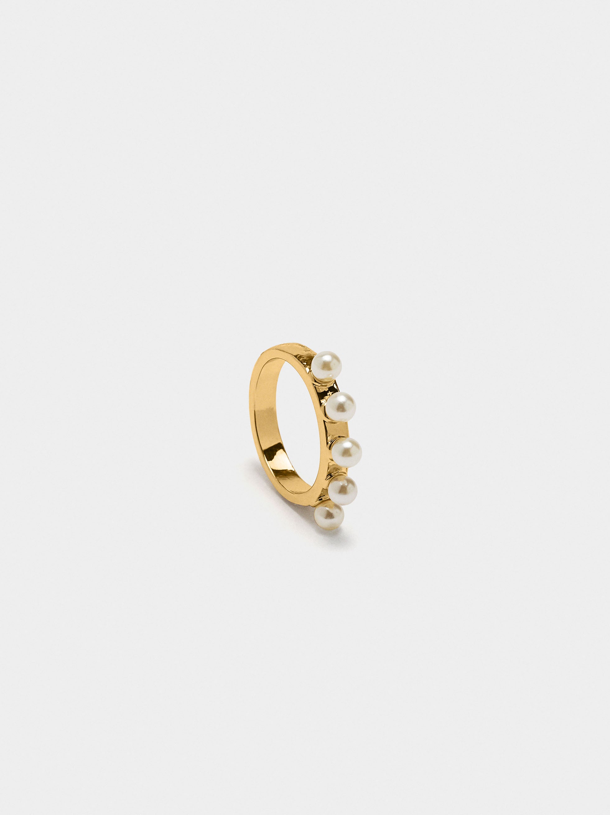 Anillo Con Perlas