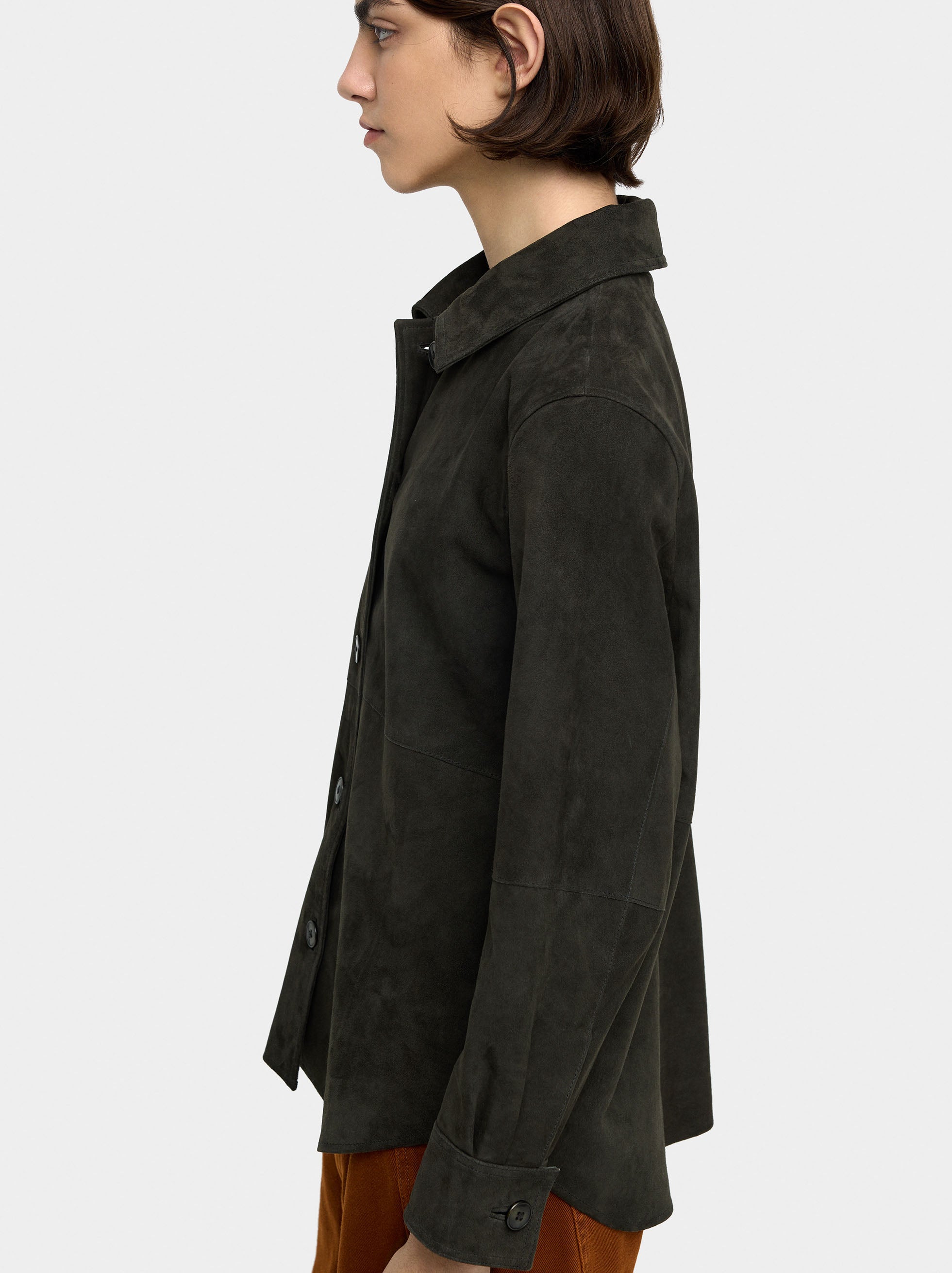 Sobrecamisa De Piel Ante