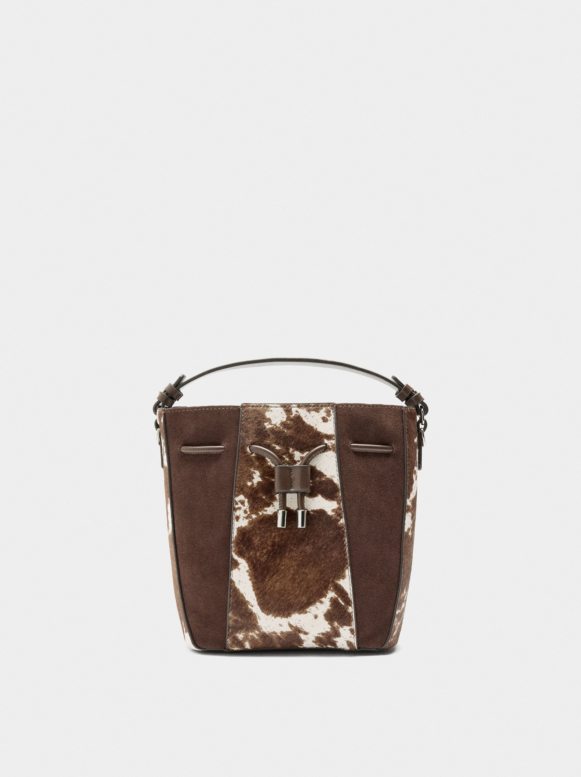 Bolso Bombonera De Piel