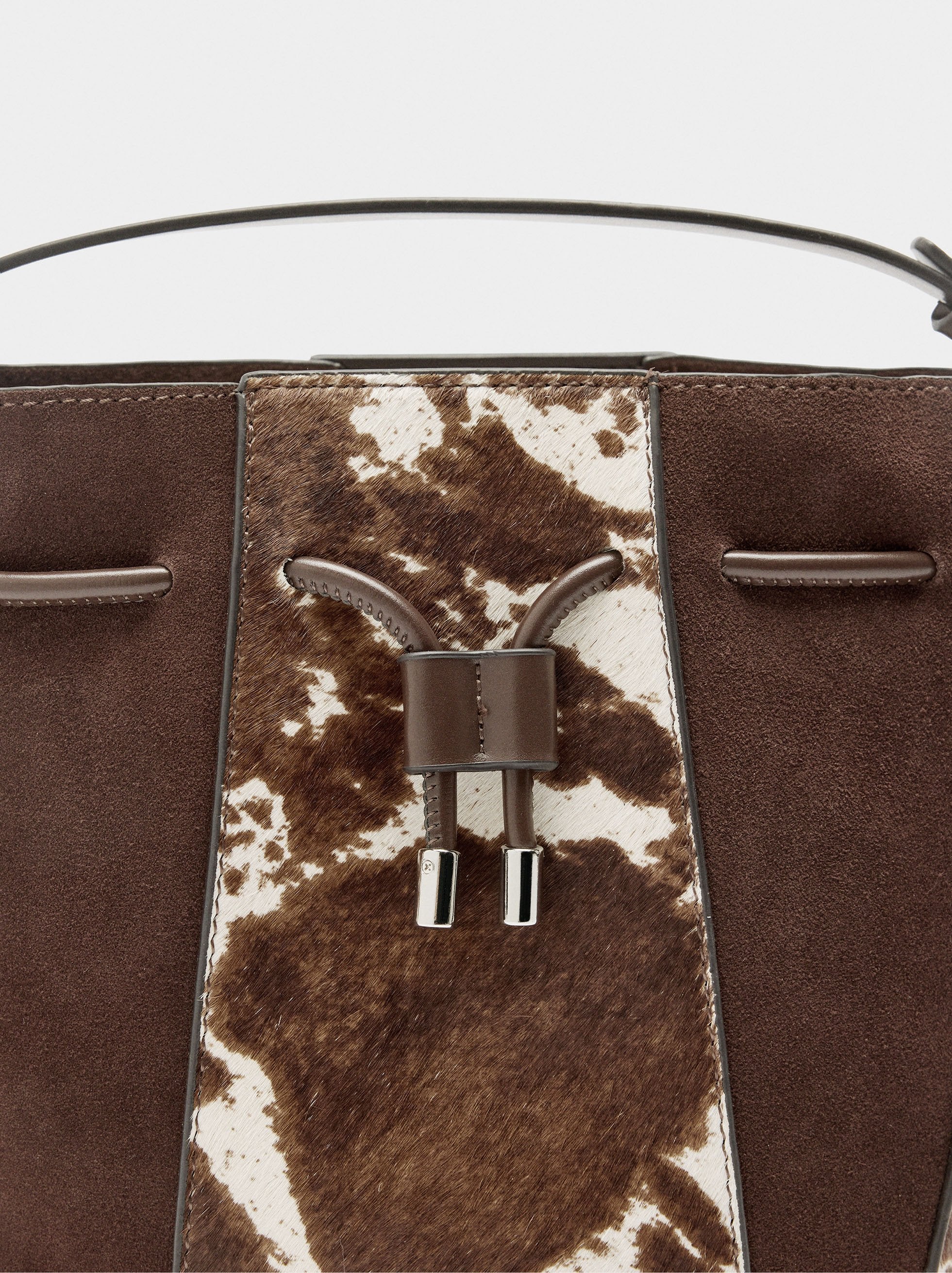 Bolso Bombonera De Piel