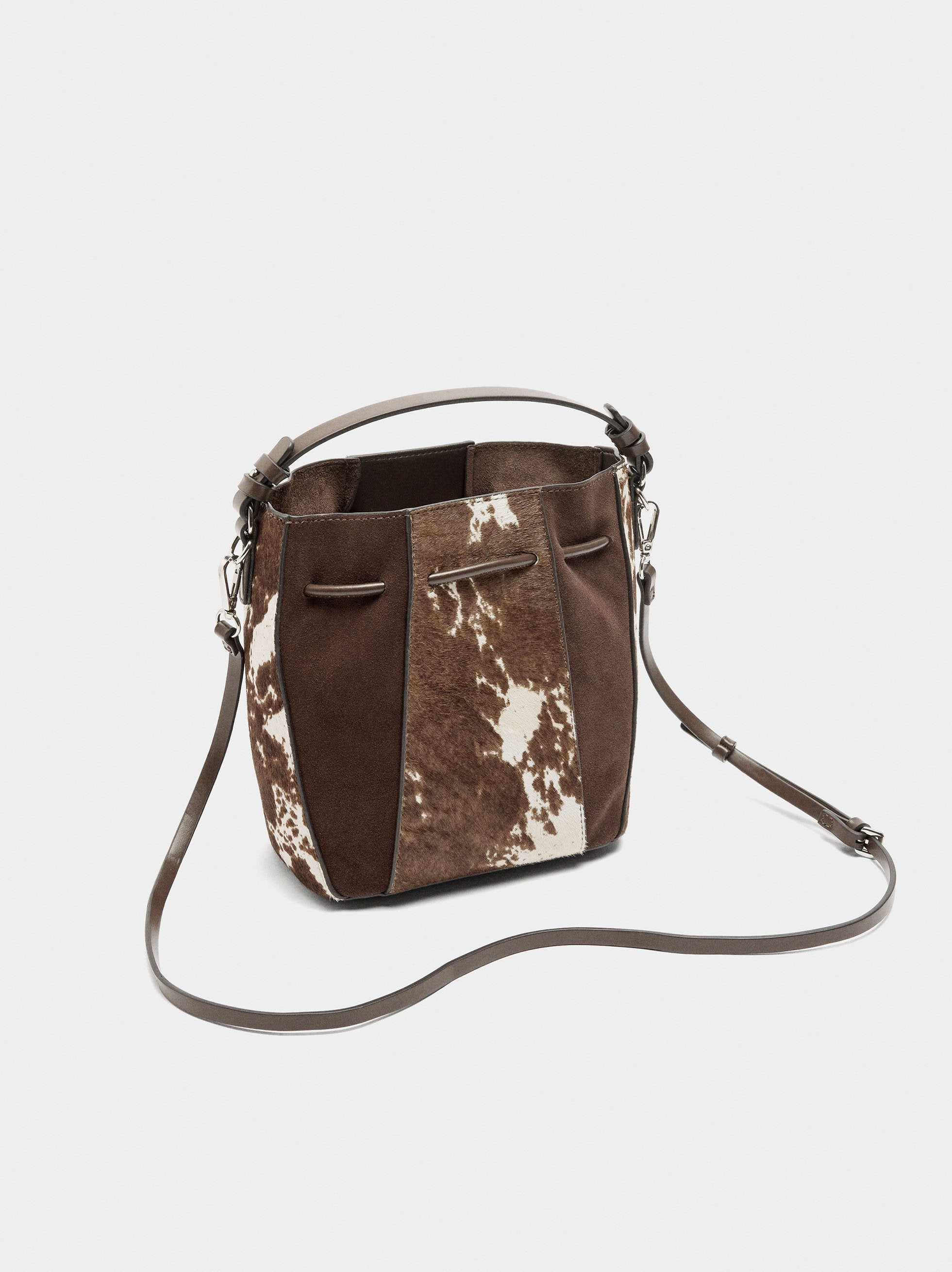 Bolso Bombonera De Piel