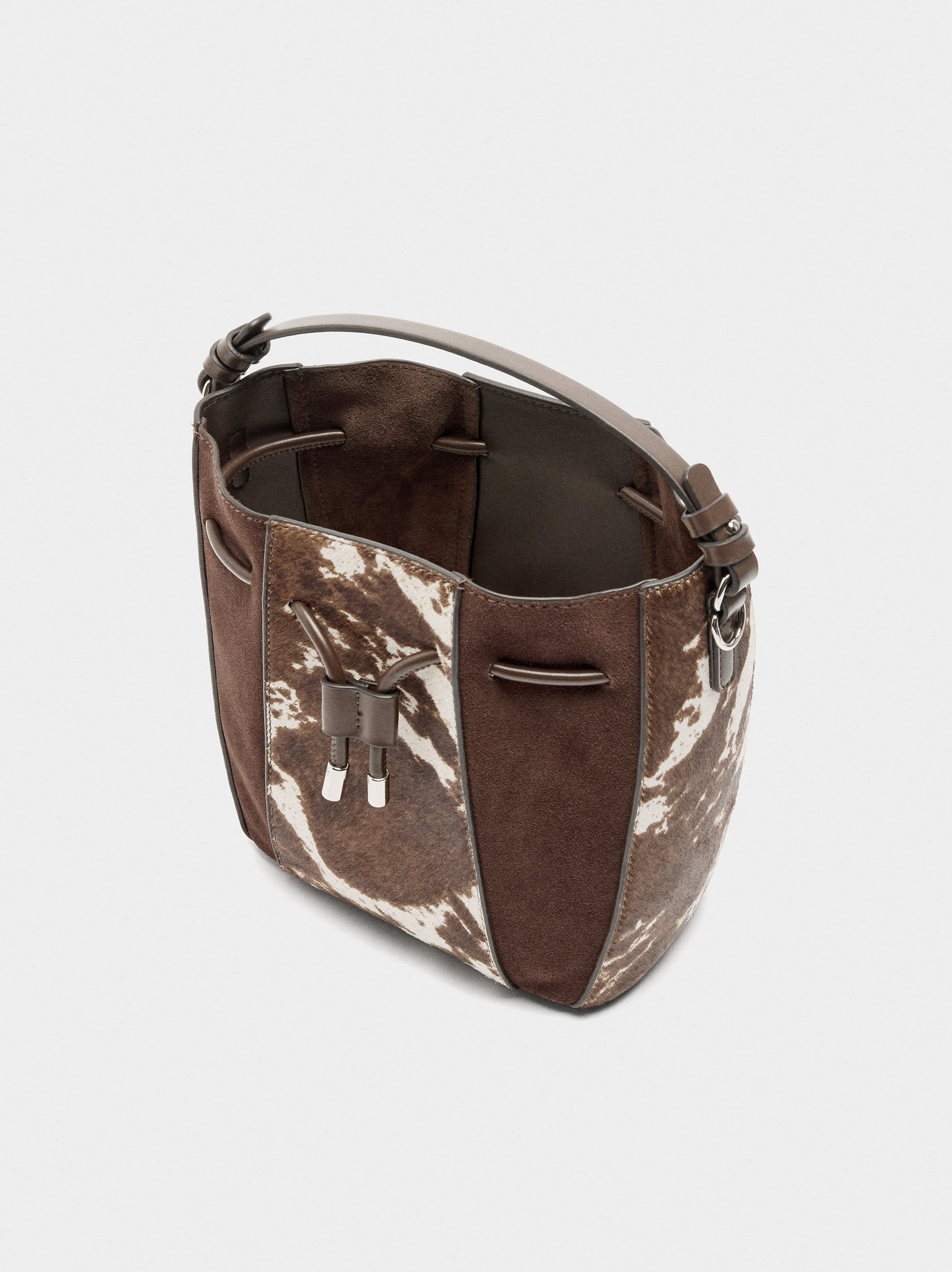 Bolso Bombonera De Piel